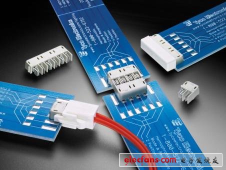 Figure 2 Tyco Electronics' new wire-to-board and board-to-board non-polar plug socket integrated connector for LED lighting module