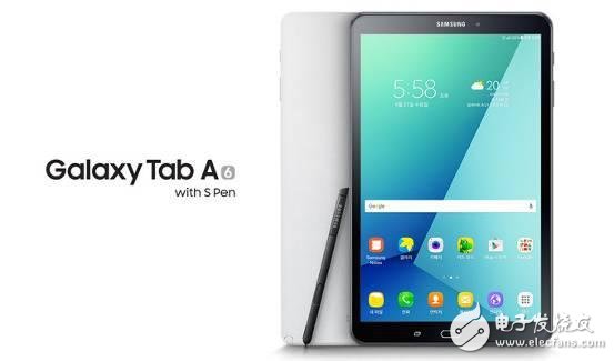 Samsung 2016 Galaxy Tab A tablet is equipped with S Pen for the first time