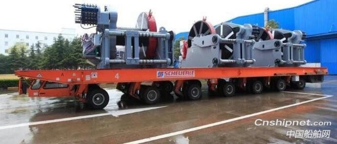 Zhenhua Nantong Transmission 8 sets of 50-ton positioning winch