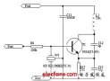 Schematic diagram of wireless remote control transmitting and receiving circuit