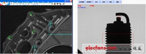 High precision machine vision size measurement