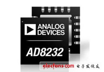 Single lead heart rate monitoring analog front-end chip AD8232