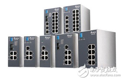 Picture: Delta DVS Series Industrial Ethernet Switch Appearance