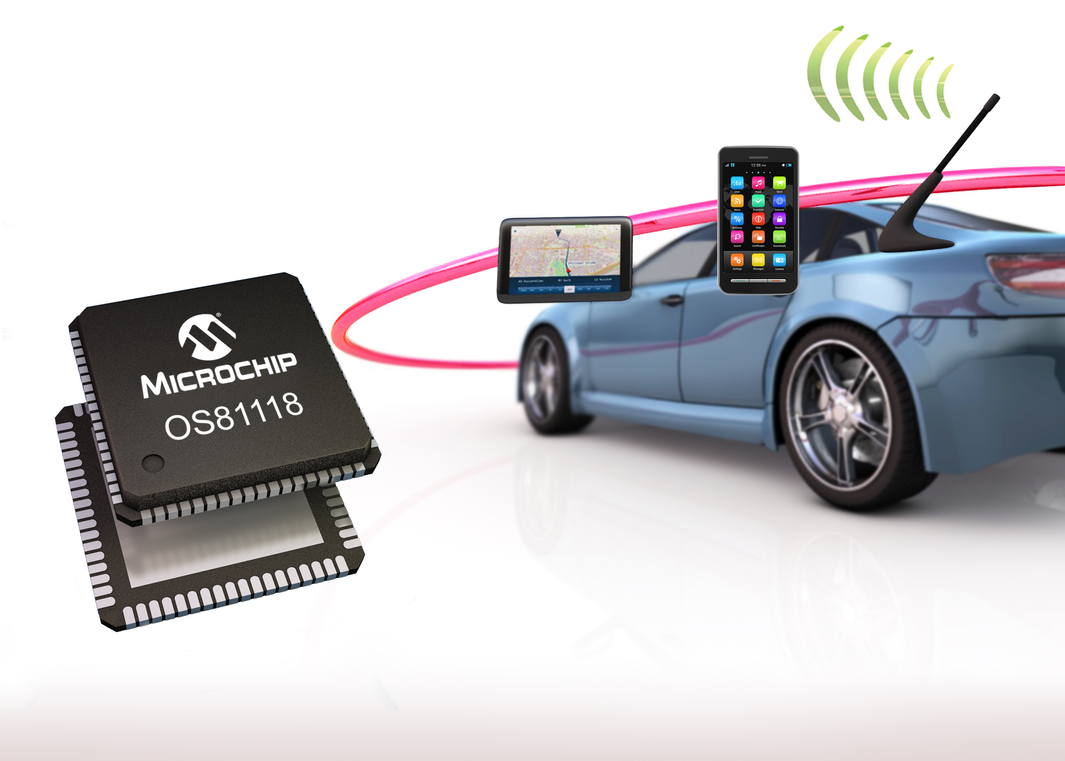 Microchip launches intelligent network interface controller MOST150 INIC to meet automotive interconnection needs