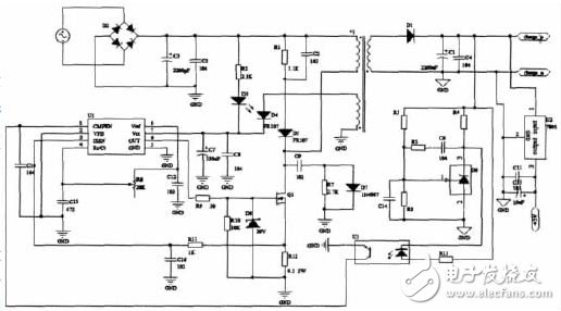 Figure 2 switching power supply circuit