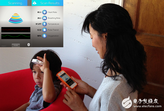 Figure 2: Scanadu Scout can detect multiple vital signs when placed on the forehead (Pic: Scanadu)