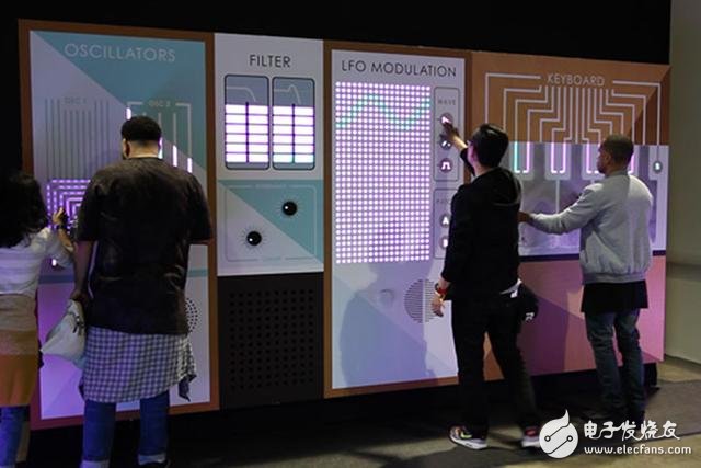 After watching four interesting street fashion technology booths, I feel that people are coming to the future.