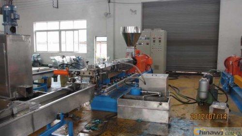 'Silane crosslinked cable material process