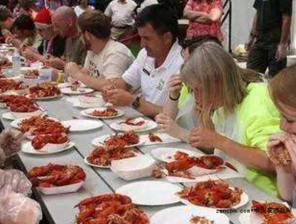 Are foreigners eating crayfish?