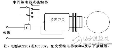 Basic wiring diagram of two-wire proximity switch