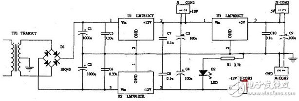 DC power circuit diagram