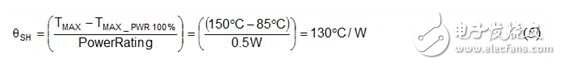 In the example shown, the maximum operating temperature is 150 Â°C.