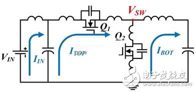 Step-Down Switching Regulator with Parasitic Inductors and Capacitors