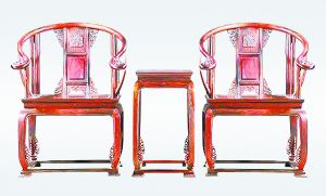 Four elements of red rosewood identification
