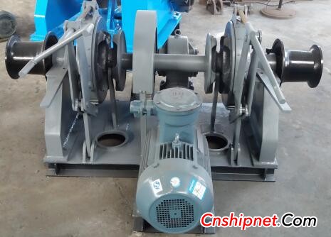 Jiangsu Jiesheng Windlass 2 sets of Î¦28mm explosion-proof electric anchor machine delivered smoothly