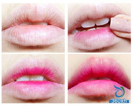 Korean gradient lip makeup to create a charming you