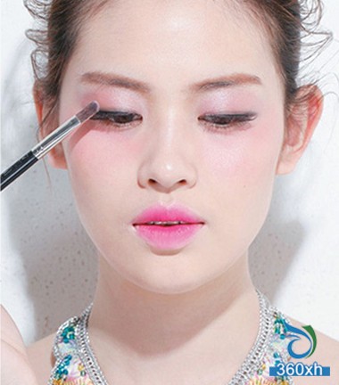 4 steps pink peach makeup out of the street you most IN