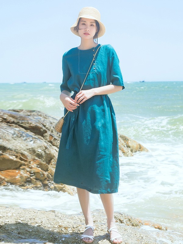 å¤æ—¥æžç®€æ–‡è‰ºé£Žå¥³è£…æ€Žä¹ˆç©¿å¥½çœ‹ æ°”è´¨åž‹æ–‡è‰ºå¥³è£…æ­é…