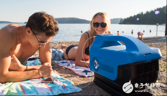 Take a portable outdoor air conditioner to keep you cool wherever you go