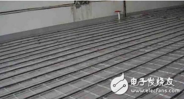 How does solar floor heating work?