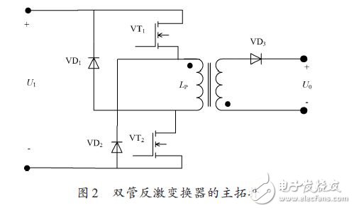 Double-tube flyback topology