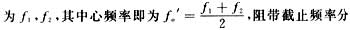 Design a digital bandpass filter whose frequency response is symmetric about the center frequency fo '