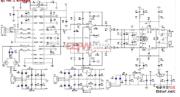 USB speaker, normal version and HI-FI level circuit schematic introduction