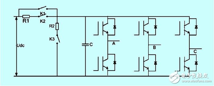 Drive system main circuit circuit diagram