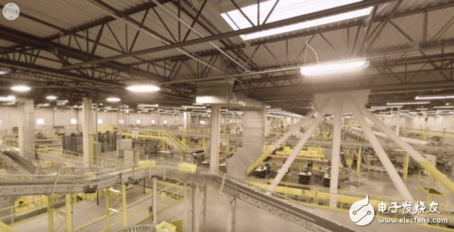 Amazing! Looking at the Amazon Automated Warehouse video from the VR 360 perspective is so wonderful!