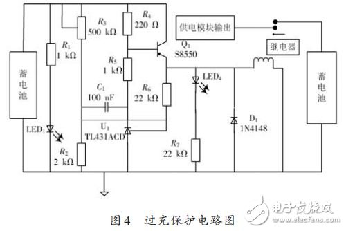 Overcharge protection circuit diagram