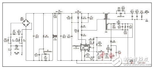 High power TRIAC dimming LED driver circuit diagram