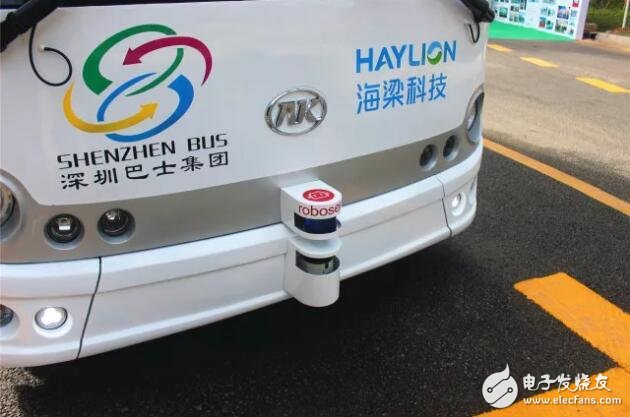 Shenzhen automatic driving bus, Lidar escort