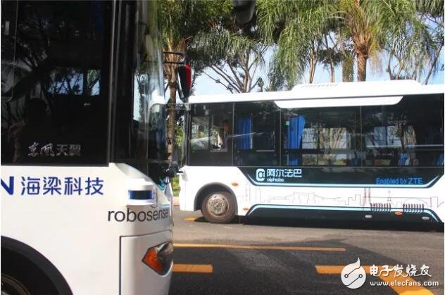 Shenzhen self-driving bus, laser radar guide escort