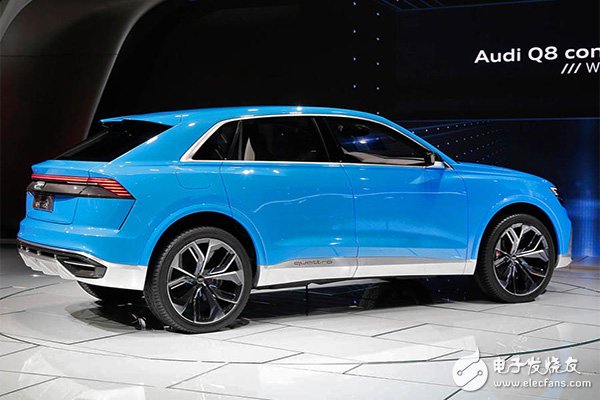 Audi Q8 concept car debut Hybrid power of 442 horsepower!