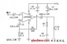 9W audio power amplifier (Î¼PC2002) circuit diagram