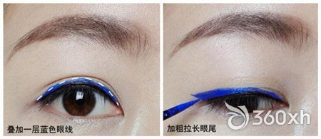 Simple double eyeliner, get party makeup 2