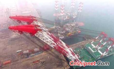 Qingdao Haixi Heavy Machinery "Bridge Seagull" crane ship completed delivery