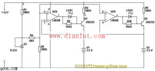 Lm358 designed charger circuit diagram