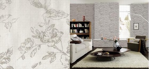 Imported wallpaper and fabric matching guidelines!