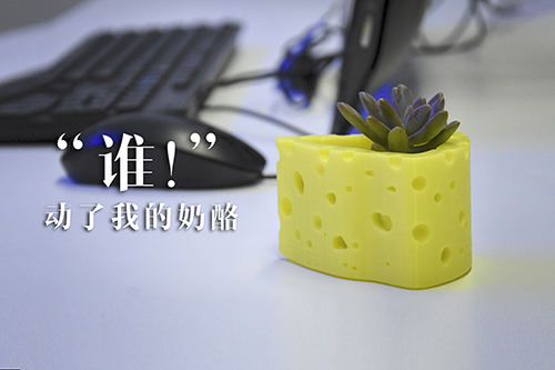 The summer solstice has arrived, a group of small fresh 3D printed potted plants