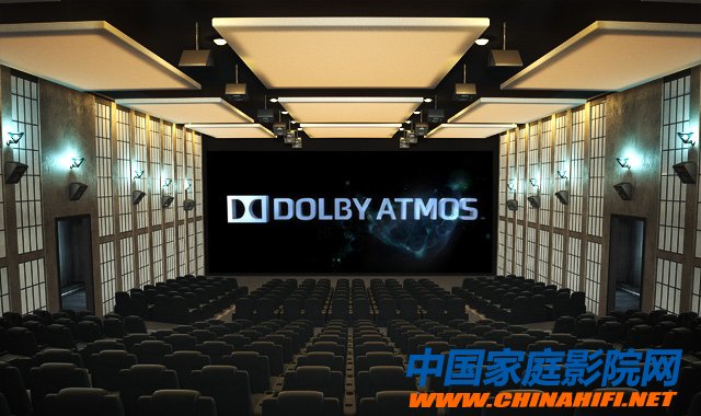 Dolby Atmos commercial theater speaker set up Raiders