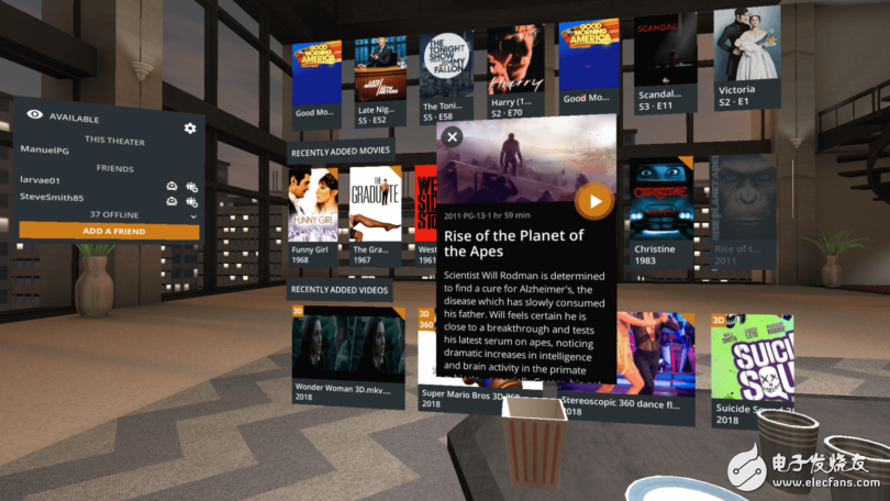 VR viewing + social _Plex VR brings social viewing to Google Daydream