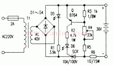 Electric car charger circuit diagram
