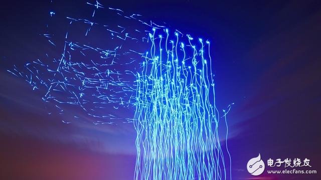 Can the drone night light show replace fireworks? Intel said it can be done