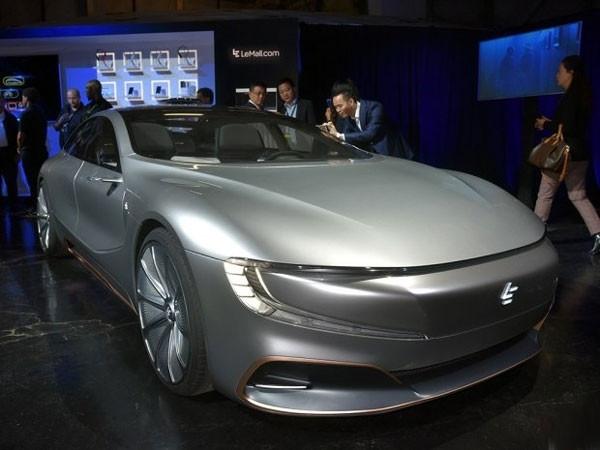 LeTV's new LeSEE Pro concept car exposure, officially released in January 2017 at CES