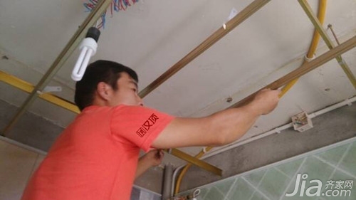 Ceiling installation process