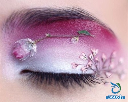 Creative Eye Makeup with a Beautiful Artistic Concept