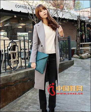 Long slim suit coat