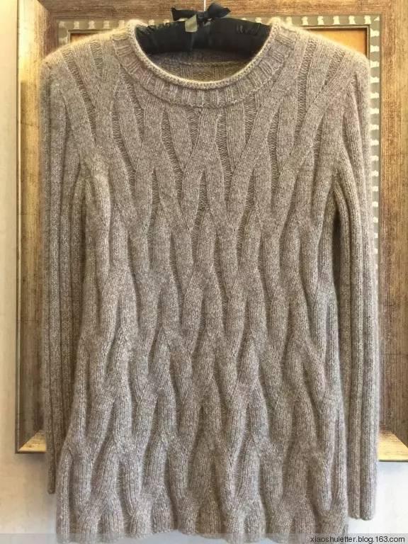 Couples head cashmere sweater Weaving instructions