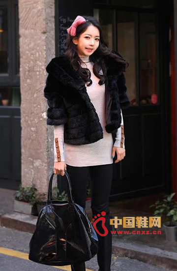 Fur plush jacket